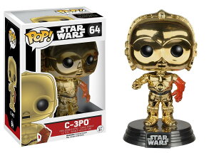 Funko Star Wars Episode 7 The Force Awakens C3PO Pop Vinyl Chrome 