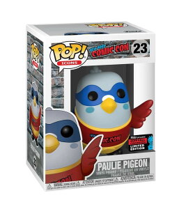 Funko Pop! Icons: NYCC Paulie Pigeon in Red New York Comic Con Shirt Fall Shared Sticker ���� 2019
