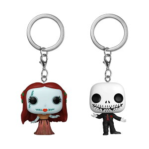 Funko Pop! Keychain: Disney's The Nightmare Before Christmas Jack Skellington & Sally in Formal Wear 2Pack Walmart 