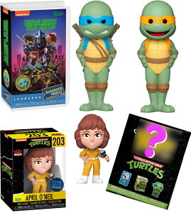Shell Hero TMNT Compatible/Replacement for Teenage Mutant Ninja Turtles Pop! Bitty Figure Retro Cartoon Heroes Rewind Leonardo + Mikey  April 4ACe