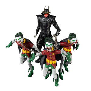 DC Multiverse The Batman Who Laughs �� Robins of Earth -22 �A�N�V�����t�B�M���A 4�̃Z�b�g