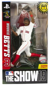 McFarlane Toys MLB The Show 19 Mookie Betts �A�N�V�����t�B�M���A �{�X�g���E���b�h�\�b�N�X �싅