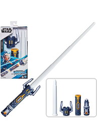 STAR WARS ライトセーバーフォージ アソーカ・タノ 伸縮式ホワイトライトセーバー玩具 カスタマイズ可能ロールプレイ玩具 4歳以上