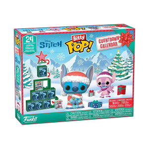 Funko Pop Bitty Countdown Calendar Stitch Holiday 24 Days of Surprises Collectible Vinyl Mini Figures Mystery Box Gift Idea Holiday Present for Kids Christmas or Birthday Countdown
