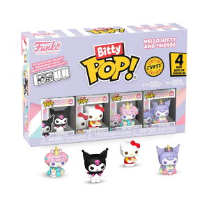 Funko Pop Bitty Sanrio N~ n[LeB Ice Cream }CfB Unicorn Party and Chase Mini Figure 0.9 Inch 2.2 Cm Hello Kitty Collectable Stackable Display Shelf Included