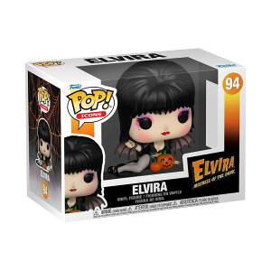 Funko Pop Icons Elvira Mistress of The Dark G@C Pumpkins Collectable Vinyl Figure Gift Idea Official Merchandise Toys for Kids Adults Horror Fans Model Figure for Collectors