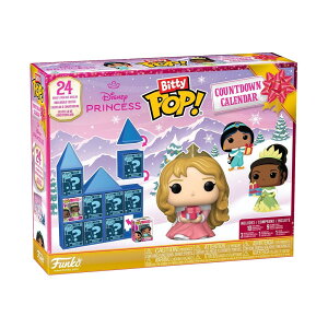 Funko Pop Bitty Countdown Calendar Disney Princess 24 Days of Surprises Collectible Vinyl Mini Figures Mystery Box Gift Idea Holiday Present for Kids Christmas or Birthday Countdown