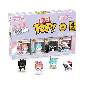 Funko Pop Bitty Sanrio �}�C�����f�B �|�`���b�R Unicorn Party �o�b�h�΂� and Chase Mini Figure 0.9 Inch 2.2 Cm Hello Kitty Collectable Stackable Display Shelf Included Gift Idea