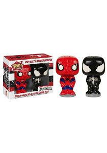 Funko POP! Home Marvel Spider-Man & Black Suit Spider-Man (Venom) �\���g&�y�b�p�[�V�F�[�J�[