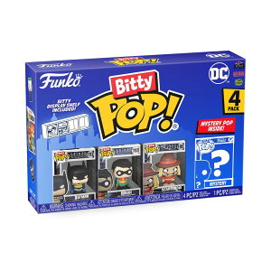 Funko Bitty POP DC obg} 4 Pack obg} r XPANE and A Surprise Mystery Mini Figure 0.9 Inch 2.2 Cm DC Comics Collectable Stackable Display Shelf Included Gift Idea