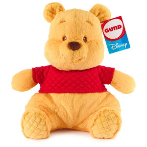 GUND Disney 公式 くまのプーさん Oh So Snuggly ぬいぐるみ テディベア 赤ちゃん ベビーギフト イエロー