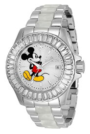 Invictaインビクタ Woman's 38mm Disneyディズニー Micky Mouse White Silver Quartz 限定リミテッドエディション Watch (Model: 33231) 腕時計
