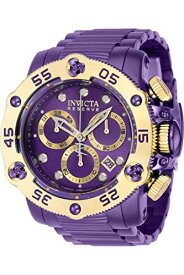 Invictaインビクタ Reserve Propeller クロノグラフ Quartz Purple Dial メンズ Watch 38702 腕時計
