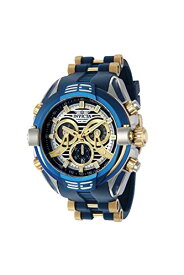 Invictaインビクタ メンズ Mammoth 54mm Stainless Steel, Silicone Quartz Watch, Gold (Model: 37531) 腕時計