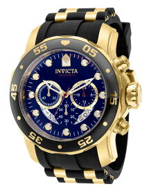 Invictaインビクタ Pro Diver SCUBA メンズ腕時計 48mm Gold Black (37229)