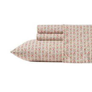 Laura Ashley �N�C�[���V�[�c �R�b�g���p�[�P���Q��Z�b�g �y�� �ʋC�� �z�[���f�R Oeko-Tex�F�� Marta Stripe Pink �N�C�[��