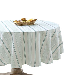 Laura Ashley e[uNX  ϐ ڂh~  C[W[PA \ |GXen _CjO Lb` zf[ p[eB[p 70Eh Teal Stripe