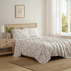 Laura Ashley �t���x�b�h�V�[�c �p�[�P���R�b�g�� Meadow Floral Beige