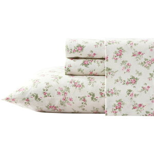 Laura Ashley Home Collection �v���~�A�� �\�t�g �y�� �R�b�g���t�����l�� �x�b�h�V�[�c�Z�b�g �L���O Audrey Pink