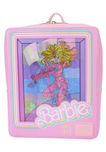 Loungefly Barbie 65���N�L�O �h�[���{�b�N�X �g���v�������`�L�����[ �~�j�o�b�N�p�b�N