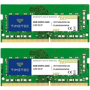 Timetec 16GB(2x8GB) DDR4-2400 PC4-19200 �m�[�gPC�p SO-DIMM Intel NUC KIT/Mini PC �Ή� ������ Timetec 16GB KIT(2x8GB) DDR4 SODIMM