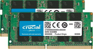 Crucial 16GB(2x8GB) DDR4-2666 PC4-21300 �m�[�gPC�p SO-DIMM Latitude 5500 7490���Ή� ������ CT2K8G4SFS8266