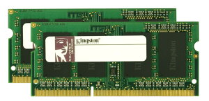 Kingston 8GB(2x4GB) DDR3-1333 �m�[�gPC�p SO-DIMM Apple iMac MacBook Pro�Ή� ������ KTA-MB1333K2/8G