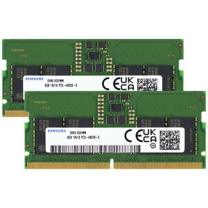 Samsung 16GB(2x8GB) DDR5-4800 PC5-38400 �m�[�gPC�p SO-DIMM ������ M425R1GB4BB0-CQK