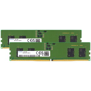Samsung 16GB(2x8GB) DDR5-5600 PC5-44800 �f�X�N�g�b�v�p DIMM ������ M323R1GB4DB0-CWM M323R1GB4PB0-CWM