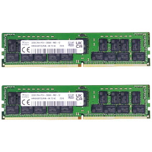 Timetec 64GB(2x32GB) DDR4-2666 PC4-21300 �T�[�o�[�p ECC Registered RDIMM ������ HMA84GR7JJR4N-VKTF