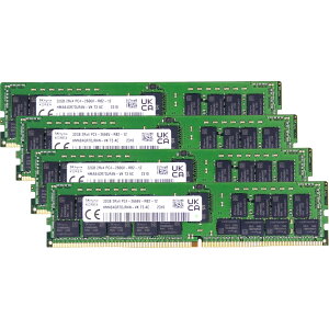 Timetec 128GB(4x32GB) DDR4-2666 PC4-21300 �T�[�o�[�p ECC Registered RDIMM ������ 128GB KIT(4x32GB)