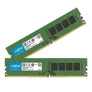 Crucial 32GB(2x16GB) DDR4-3200 PC4-25600 �f�X�N�g�b�v�p DIMM ������ CT16G4DFRA32A