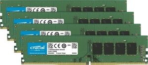 Crucial 32GB(4x8GB) DDR4-2666 PC4-21300 �f�X�N�g�b�v�p DIMM ������ CT4K8G4DFS8266