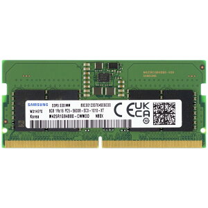 Samsung 8GB DDR5-5600 PC5-44800 �m�[�gPC�p SO-DIMM ������ M425R1GB4BB0-CWM
