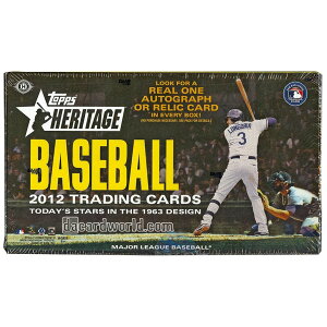 MLB 2012 Topps Heritage Baseball Hobby Box 1963�N�f�U�C�� �_���r�b�V���L �u���C�X�E�n�[�p�[
