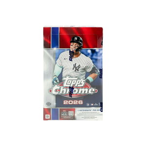 MLB 2026 Topps Chrome Baseball Hobby Box �z�r�[�{�b�N�X ���M�T�C���J�[�h����