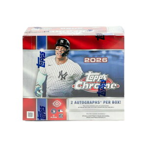 MLB 2026 Topps Chrome Baseball �z�r�[ �W�����{�{�b�N�X ���W���[���[�O �g���[�f�B���O�J�[�h ���M�T�C��2������