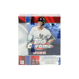 MLB 2026 Topps Chrome Baseball Mega Box ���K�{�b�N�X X-Fractor �p������ ���^