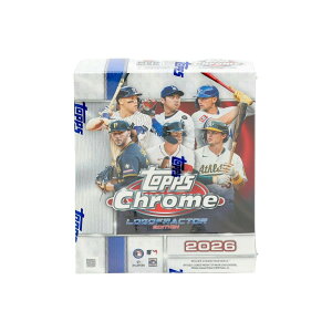 MLB 2026 Topps Chrome Baseball Logofractor Edition Box �G�N�X�N���[�V�u �p������ �T�C���J�[�h