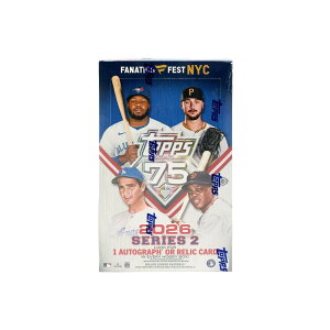 MLB 2026 Topps Series 2 Fanatics Fest NYC Baseball Hobby Box Fanatics Fest�����