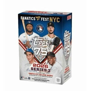 MLB 2026 Topps Series 2 Fanatics Fest NYC Baseball Blaster Box Big Apple Foil ���^