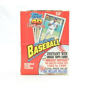 MLB 1991 Topps Baseball Wax Box