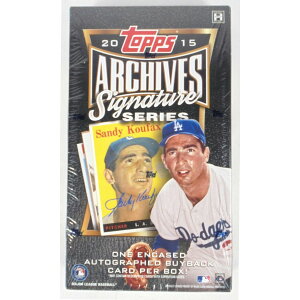 MLB 2015 Topps Archives Signature Series Baseball Hobby Box ���M�T�C���J�[�h1������