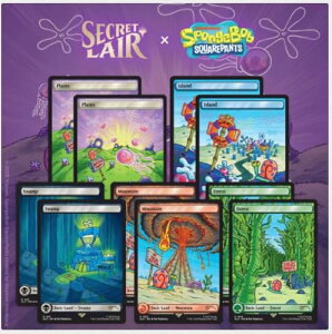 Magic the Gathering Secret Lair x �X�|���W�E�{�u�F�C��̓y�n (Foil) MTG�p���