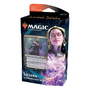 �p��� Magic: The Gathering Liliana Death Mage Planeswalker Deck | Core Set 2021 (M21) | 60 Card Starter Deck