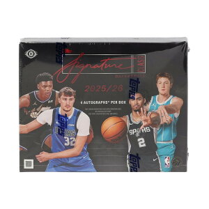 NBA 2025-26 Topps Signature Class Basketball Hobby Jumbo Box 4���̃T�C���J�[�h����