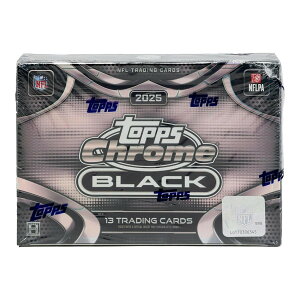 NFL 2025 Topps Chrome Black Football Hobby Box ���M�T�C���J�[�h����