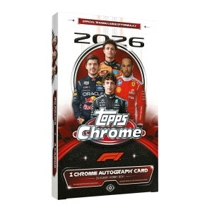 �y�\��zF1 2026 Topps Chrome Formula 1 Hobby Box �z�r�[�{�b�N�X 1�{�b�N�X1�T�C���i2026�N10�������\��j