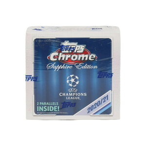 �T�b�J�[ 2020/21 Topps UEFA Champions League Chrome Sapphire Soccer Hobby Box 2����Rainbow Sapphire Parallel����