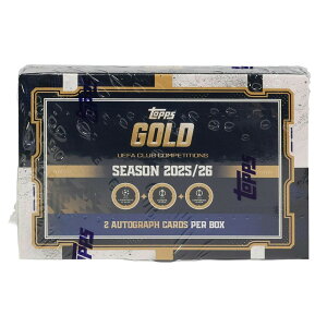 �T�b�J�[ 2025/26 Topps Gold UEFA Club Competitions Soccer Hobby Box ���M�T�C��2������